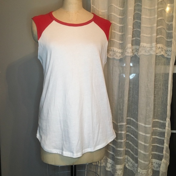 Alternative Apparel Tops - NWT Alternative Team Player Red/White Tee sz L